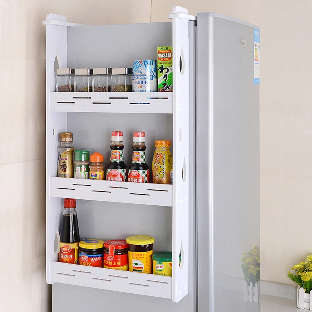 Стойка для холодильника подвесная кухонная стойка настенная полка хранения