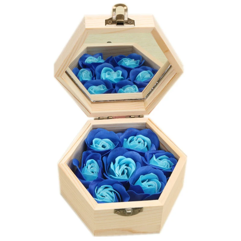 Rose Soap Heart and Hexagon Gift Box Rose Valentine's Day Gift Box Holiday Creative Soap Rose Flower Gift Box love gift
Rose Soap Heart and Hexagon Gift Box Rose Valentine's Day Gift Box Holiday Creative Soap Rose Flower Gift Box love gift
