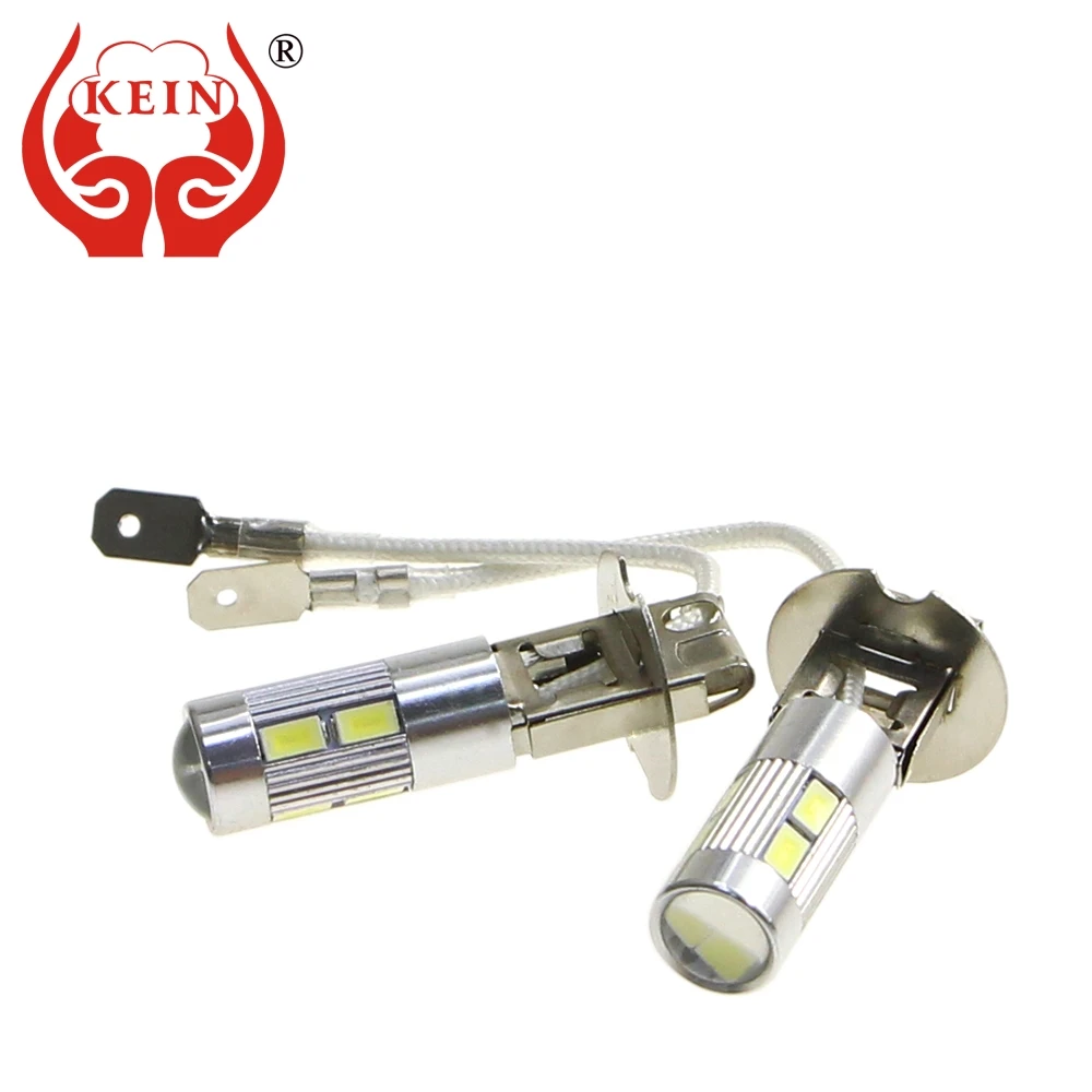 KEIN 2 шт. H3 светодиодные лампы DRL Противотуманные внешние фонари 10SMD led h3 5630