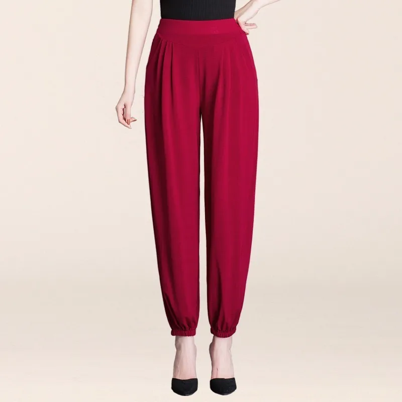 2019 Summer New Women's Casual Pants Fashion Solid Color Ankle-Length Pants Elastic Waist Harem Pants Trousers Plus Size 4XL
2019 Summer New Women's Casual Pants Fashion Solid Color Ankle-Length Pants Elastic Waist Harem Pants Trousers Plus Size 4XL