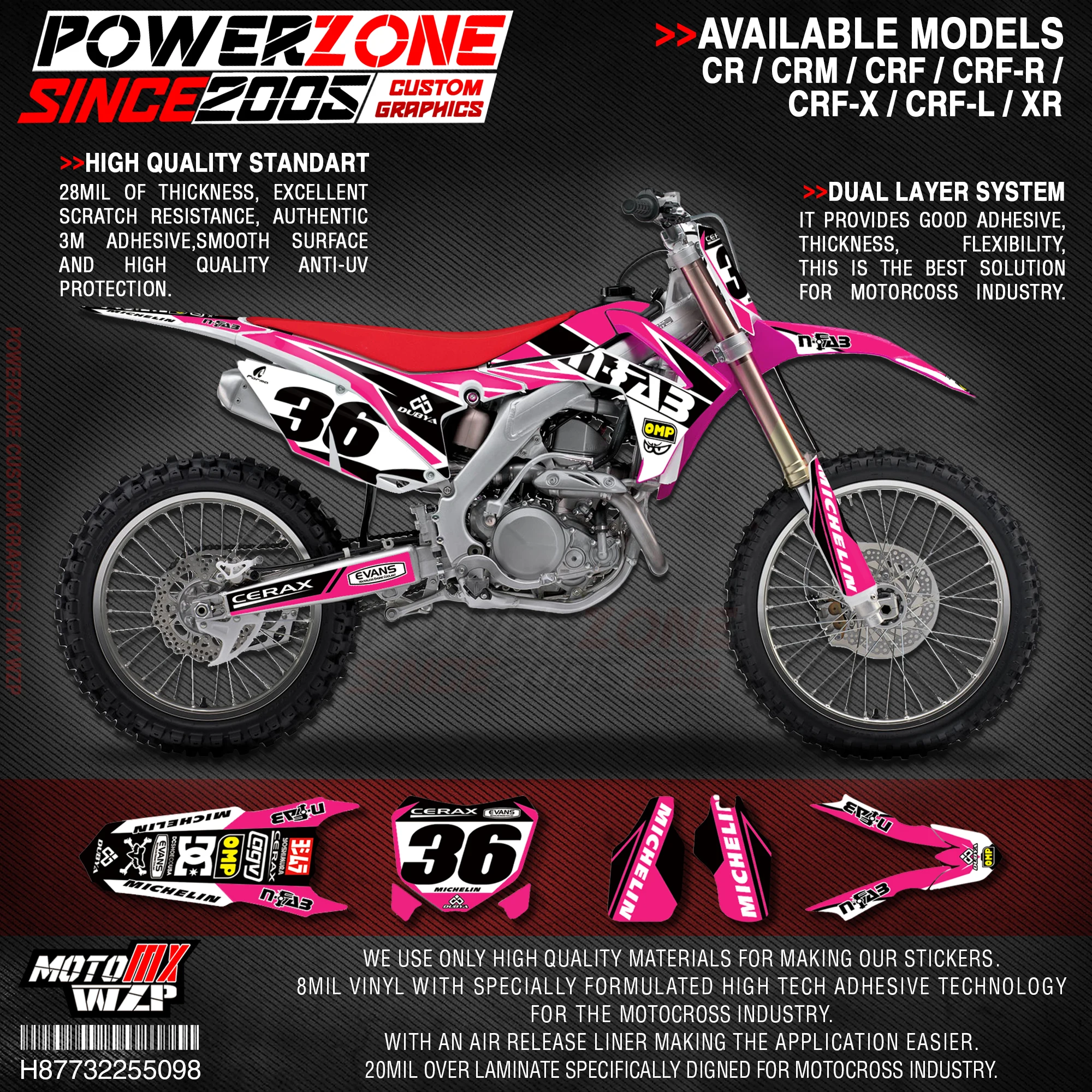 Персонализированные графические фоны PowerZone Team, наклейки 3M, Набор наклеек для HONDA CRF250R 2014-2017 CRF450R 2013-2016 098
Персонализированные графические фоны PowerZone Team, наклейки 3M, Набор наклеек для HONDA CRF250R 2014-2017 CRF450R 2013-2016 098