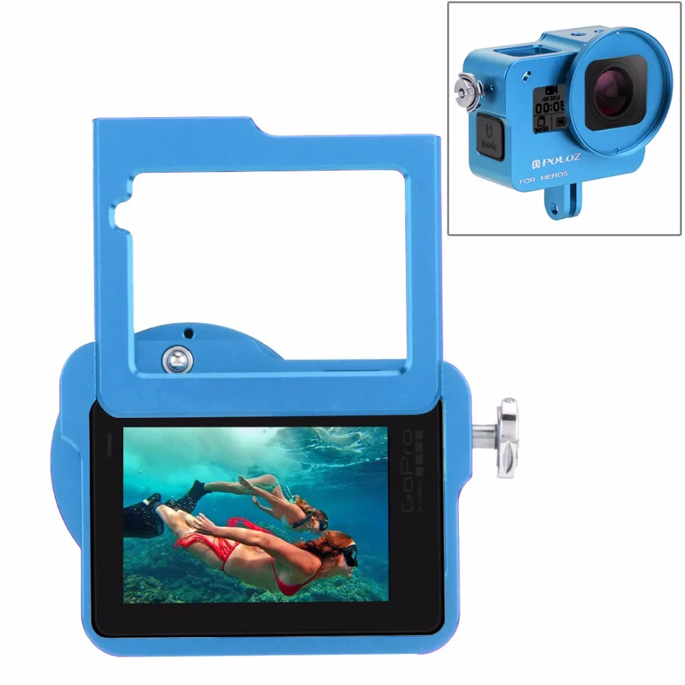 High quality Action Camera Accessories Aluminum Alloy Protective cage Frame case with UV 52mm Filter+lens cover For Gopro Hero 5
High quality Action Camera Accessories Aluminum Alloy Protective cage Frame case with UV 52mm Filter+lens cover For Gopro Hero 5