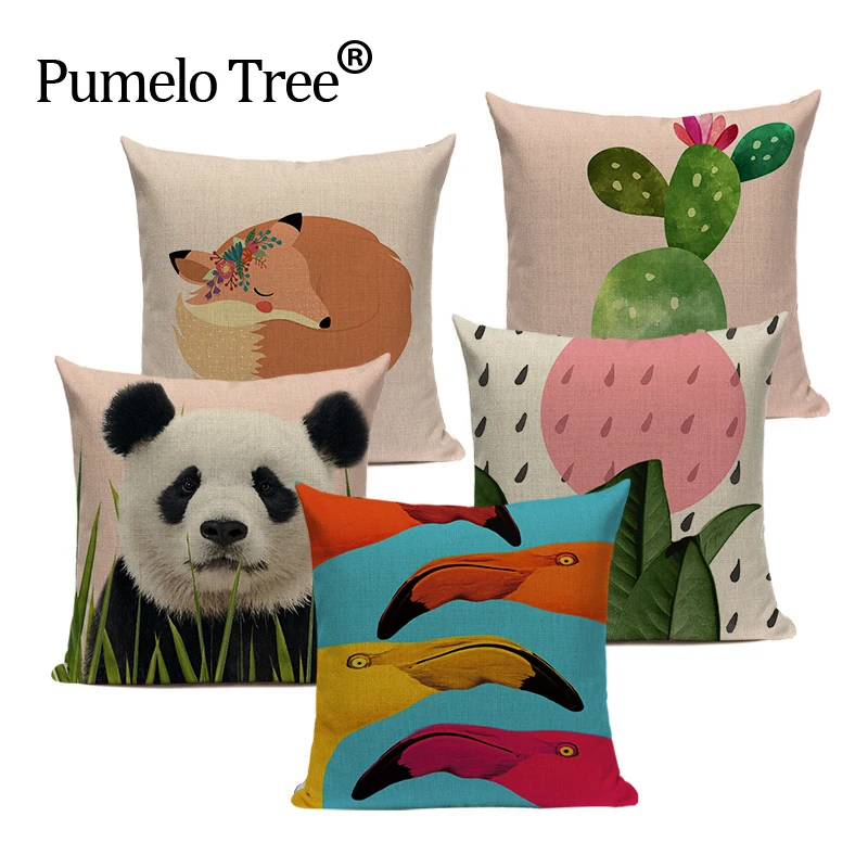 Animal cushion decorative pillows panda Bird fox cushion cover 45Cmx45Cm Square Sofas Printing Pillow Cover Custom throw pillows
Animal cushion decorative pillows panda Bird fox cushion cover 45Cmx45Cm Square Sofas Printing Pillow Cover Custom throw pillows