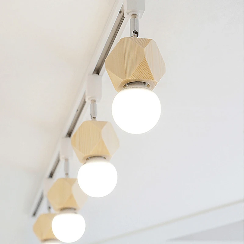 E27 Bulbs Modern Nordic 4-Light Adjustable Track Lights Creative Wood Restaurant Kitchen Ceiling Lamp Lighting Fixture CL232-4
E27 Bulbs Modern Nordic 4-Light Adjustable Track Lights Creative Wood Restaurant Kitchen Ceiling Lamp Lighting Fixture CL232-4