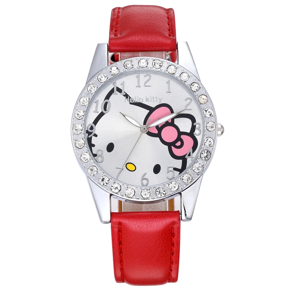 Lovely Children Watches Leather Band Women Ladies Girl Rhinestone Cat Watches Cute Kitten Cartoon Clock Montre Enfant femme Saat
Lovely Children Watches Leather Band Women Ladies Girl Rhinestone Cat Watches Cute Kitten Cartoon Clock Montre Enfant femme Saat