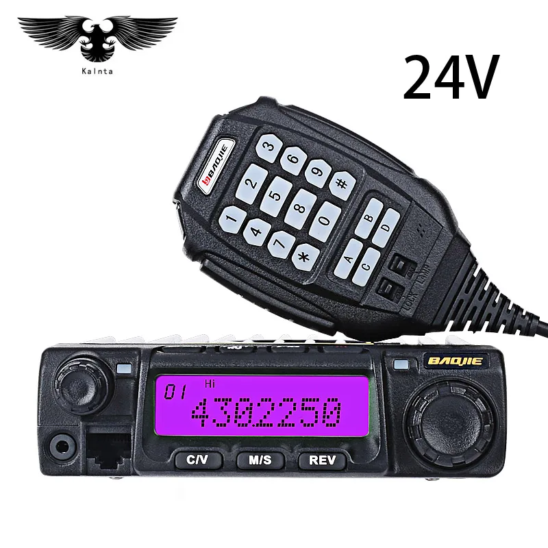 24V Автомобильная радиостанция Интерком UHF 400 470 радио ham Набор для водителей такси