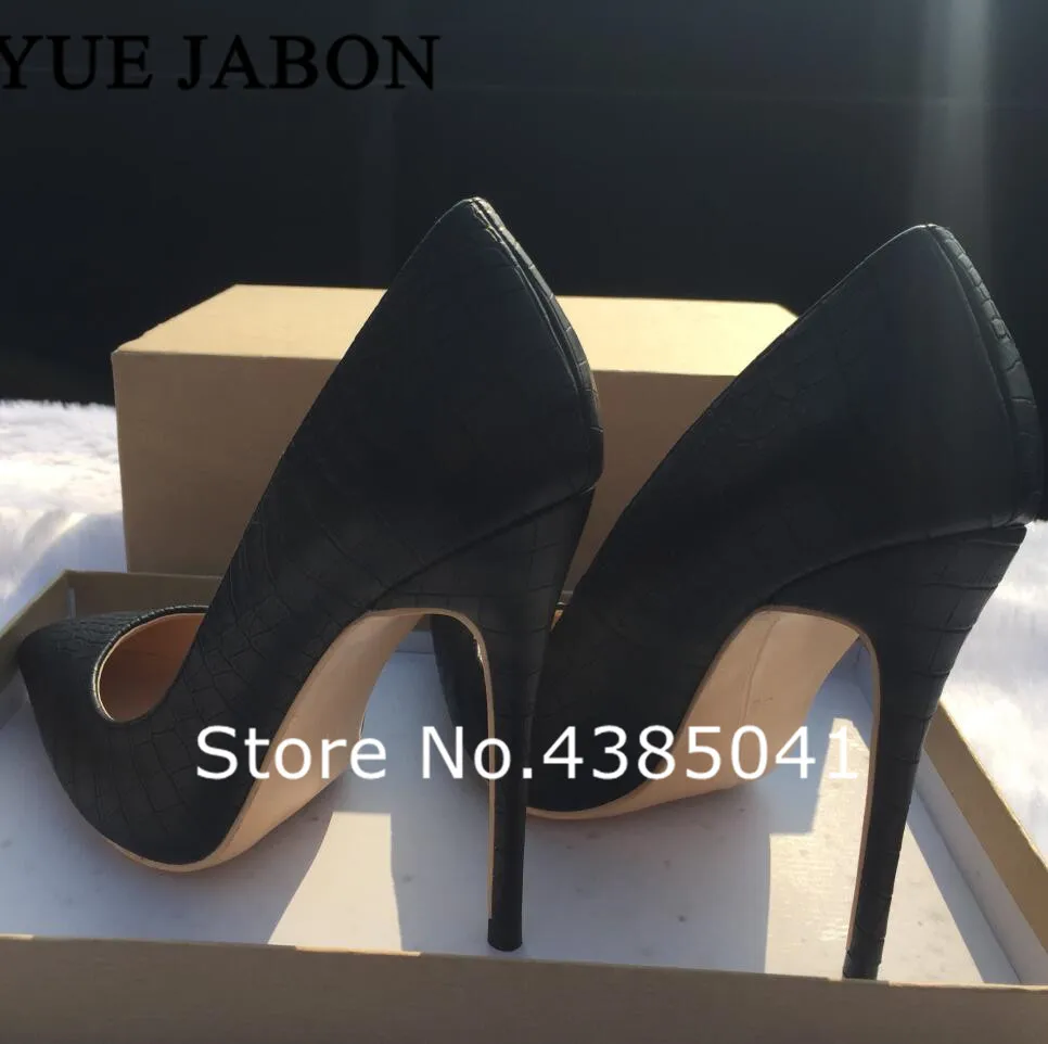 YUE JABON Italy Style Women Classic Stiletto High Heels Ladies Sexy Sanke Patern Pointed Toe Pumps Comfort Dress Shoes Black
YUE JABON Italy Style Women Classic Stiletto High Heels Ladies Sexy Sanke Patern Pointed Toe Pumps Comfort Dress Shoes Black