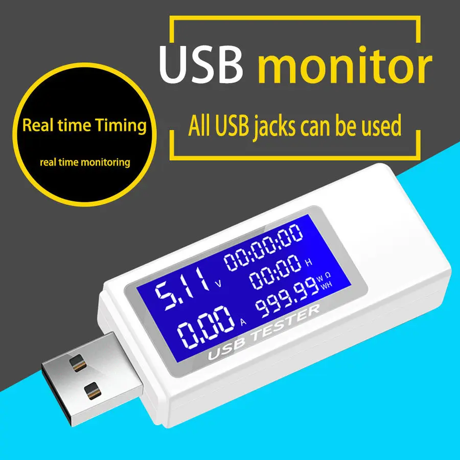 kphrtek 1pc USB Tester Digital Voltmeter Current Voltage Charger Capacity Detector Indicator
kphrtek 1pc USB Tester Digital Voltmeter Current Voltage Charger Capacity Detector Indicator