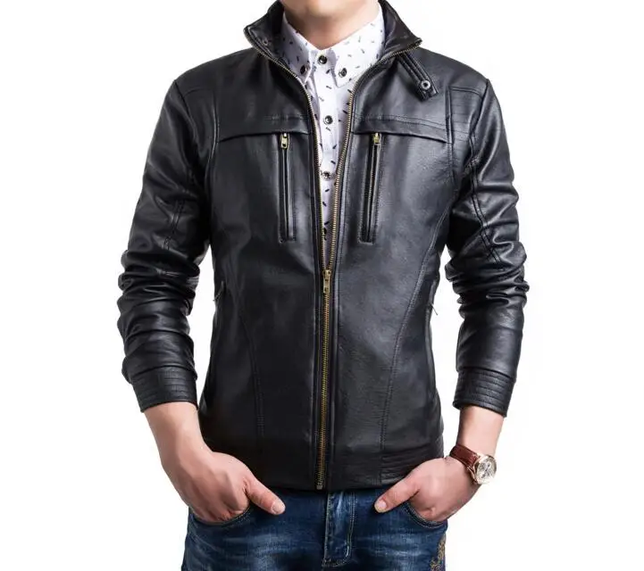mens leather jacket slim motorcycle leather coat men jackets clothes personalized Long sleeve stage street fashion spring autumn
mens leather jacket slim motorcycle leather coat men jackets clothes personalized Long sleeve stage street fashion spring autumn