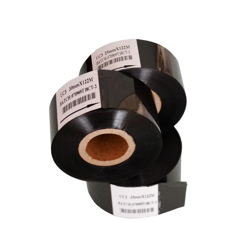 Black Width 35mm Length 120M Bag Expiration Date Ribbon Foil for Packing Plastic Bags
Black Width 35mm Length 120M Bag Expiration Date Ribbon Foil for Packing Plastic Bags
