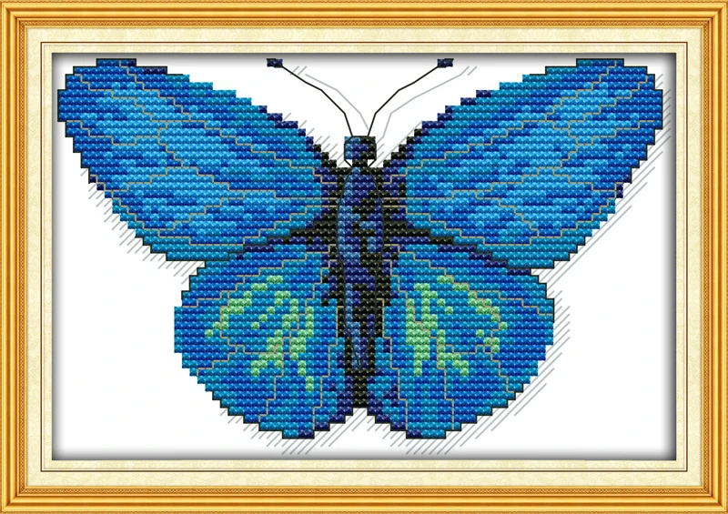 The blue butterfly cross stitch kit animal 18ct 14ct 11ct count printed canvas stitching embroidery DIY handmade needlework plus
The blue butterfly cross stitch kit animal 18ct 14ct 11ct count printed canvas stitching embroidery DIY handmade needlework plus