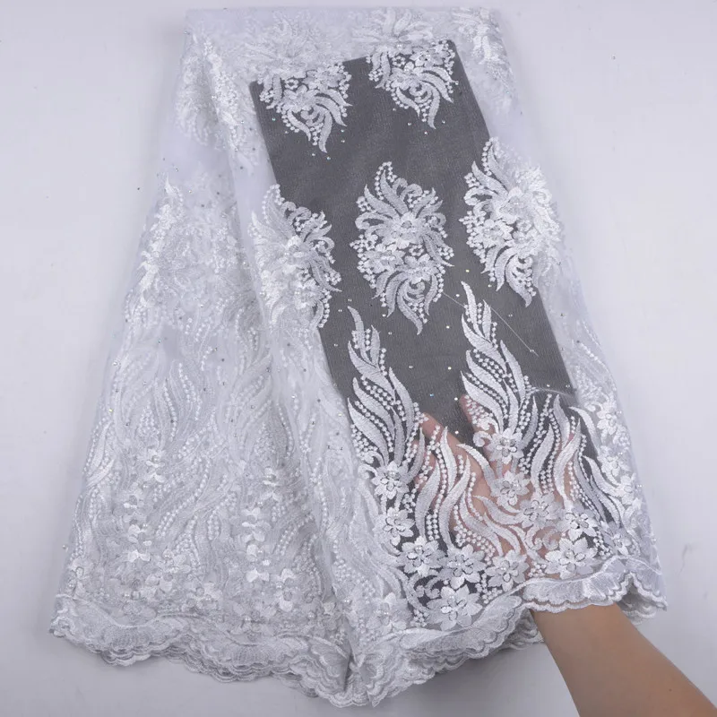 Tulle Embroidered Mesh Lace Fabric For Party Dress African Lace Fabric High Quality Stones Nigeria Fabric Lace 5 Yards A1548
Tulle Embroidered Mesh Lace Fabric For Party Dress African Lace Fabric High Quality Stones Nigeria Fabric Lace 5 Yards A1548