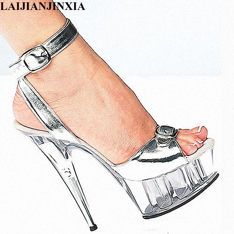 LAIJIANJINXIA New 15 CM High-Heeled Sandals Nightclub Fashion Dance Shoes Pole Dancing Shoes Model High Heels Women's Shoes
LAIJIANJINXIA New 15 CM High-Heeled Sandals Nightclub Fashion Dance Shoes Pole Dancing Shoes Model High Heels Women's Shoes
