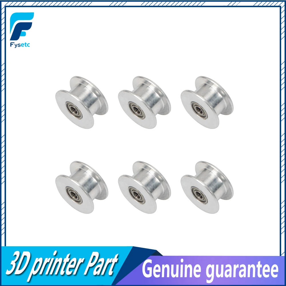 6pcs Prusa i3 MK3/MK2 3mm Bore X/Y Axis Timing Belt Aluminum Anodized Flat Idler Roller Bearing Pulley Replacing 623h Bearings
6pcs Prusa i3 MK3/MK2 3mm Bore X/Y Axis Timing Belt Aluminum Anodized Flat Idler Roller Bearing Pulley Replacing 623h Bearings