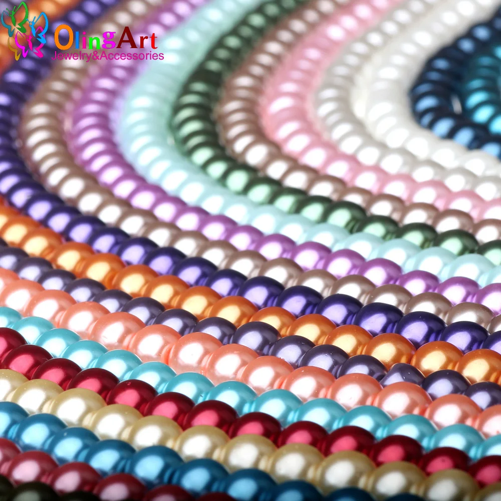 Free shipping OlingArt 4MM/6MM/8MM 50PCS round multicolor Glass imitation pearl DIY Earrings Bracelet necklace jewelry making
Free shipping OlingArt 4MM/6MM/8MM 50PCS round multicolor Glass imitation pearl DIY Earrings Bracelet necklace jewelry making
