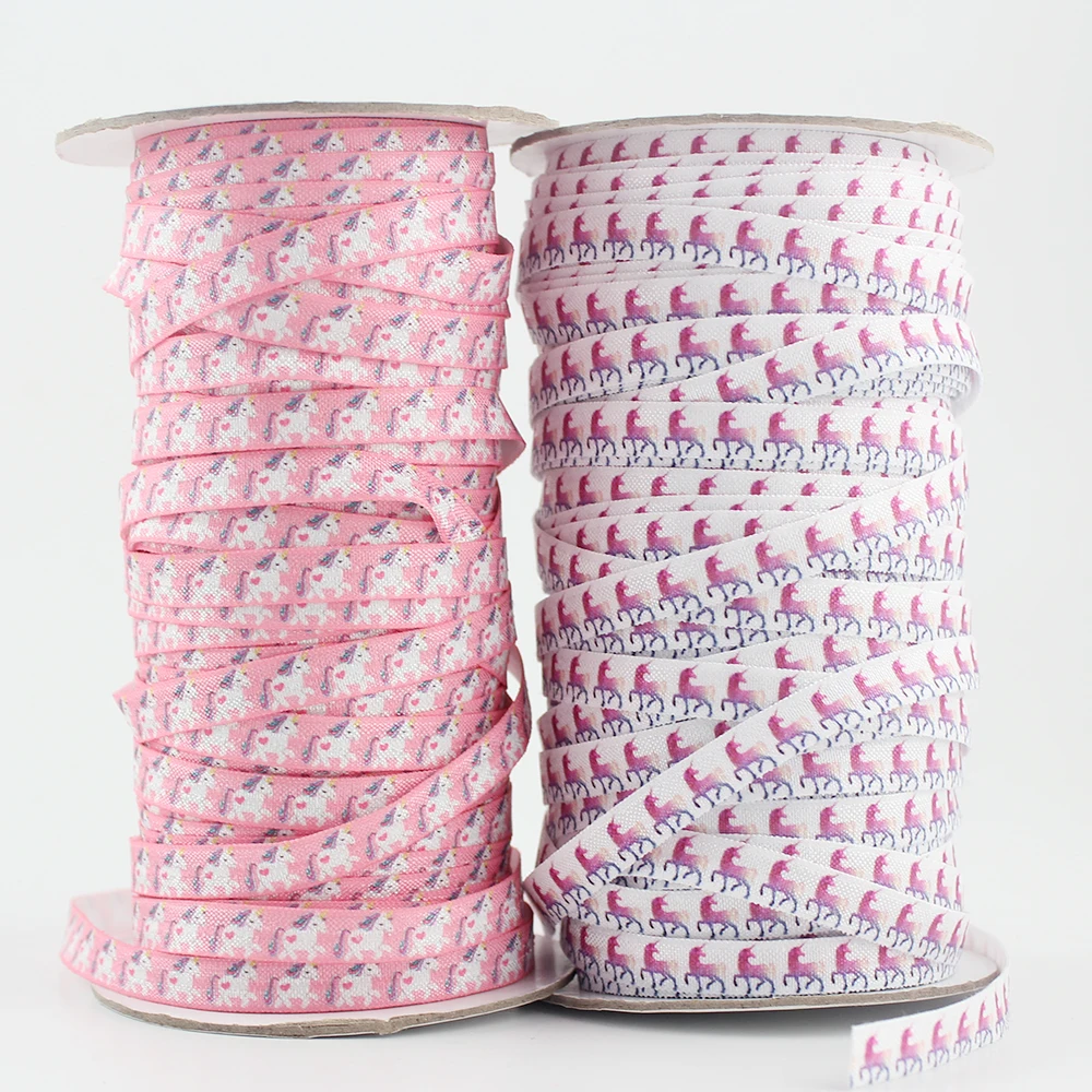 20 yards 9mm unicorn elastic ribbon 3/8 inch cartoon fold over polyester printed stretch webbing elastic ribbon for headbands
20 yards 9mm unicorn elastic ribbon 3/8 inch cartoon fold over polyester printed stretch webbing elastic ribbon for headbands