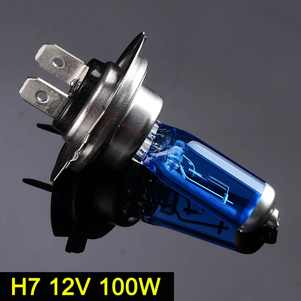 SINOVCLE H7 Halogen Lamp 5000K 12V 100W 2100Lm Xenon Dark Blue Super White Quartz Glass Car HeadLight Replacement Bulb
SINOVCLE H7 Halogen Lamp 5000K 12V 100W 2100Lm Xenon Dark Blue Super White Quartz Glass Car HeadLight Replacement Bulb