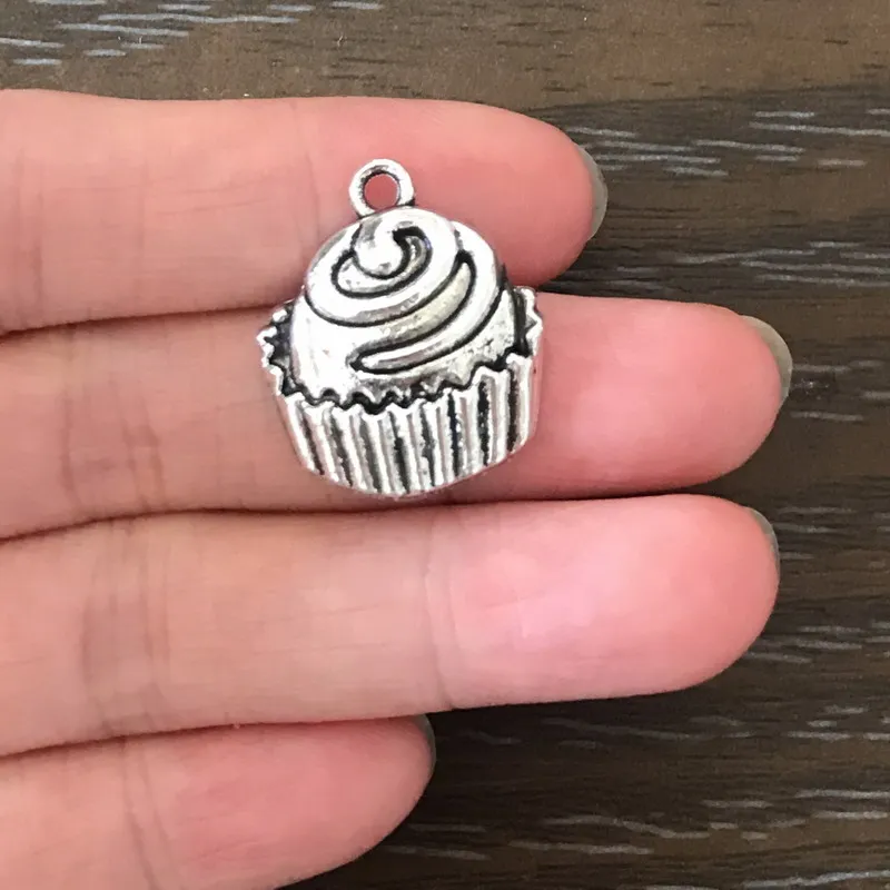 8PCS DIY Jewelry Making Cupcake Charms Zinc Alloy Pendant Charm for Bracelet Necklace Earrings Keychain bookmark zipper pulls
8PCS DIY Jewelry Making Cupcake Charms Zinc Alloy Pendant Charm for Bracelet Necklace Earrings Keychain bookmark zipper pulls