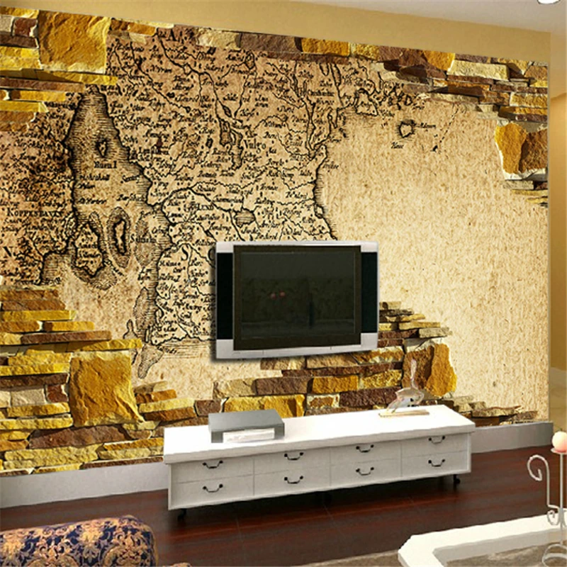 beibehang Free shipping A large mural features nostalgia retro map tile wallpaper bedroom TV background wall paper custom size
beibehang Free shipping A large mural features nostalgia retro map tile wallpaper bedroom TV background wall paper custom size