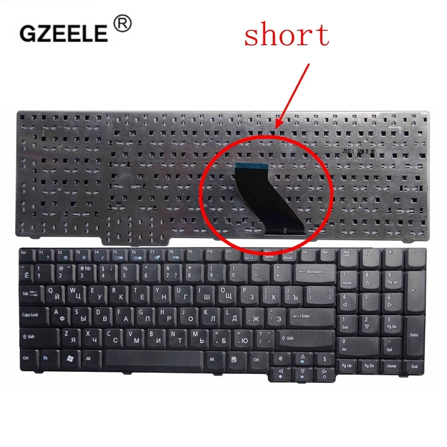 GZEELE NEW Laptop keyboard FOR ACER for Extensa 7630 7630Z for TravelMate 7320 7520 7520G 7720 7720G 7220 7220G RU BLACK RUSSIAN
GZEELE NEW Laptop keyboard FOR ACER for Extensa 7630 7630Z for TravelMate 7320 7520 7520G 7720 7720G 7220 7220G RU BLACK RUSSIAN