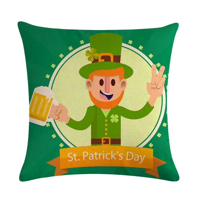 Saint Patrick's Day pattern by pillowcase, decorative pillowcase, sofa seat cover, pillowcase 45 * 45cm, home decoration
Saint Patrick's Day pattern by pillowcase, decorative pillowcase, sofa seat cover, pillowcase 45 * 45cm, home decoration