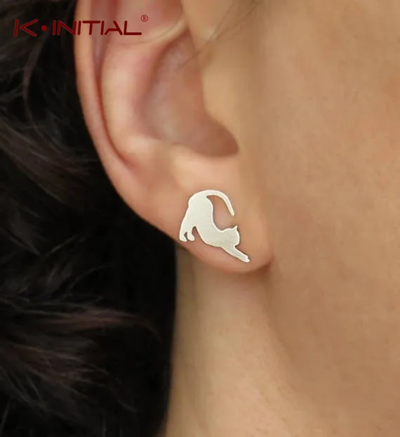 Kinitial Cartoon Cute Gold Naughty Cat Stud Earrings For Women Kitty Cat Korean Earrings 2019 Christmas Earrings Bijoux
Kinitial Cartoon Cute Gold Naughty Cat Stud Earrings For Women Kitty Cat Korean Earrings 2019 Christmas Earrings Bijoux