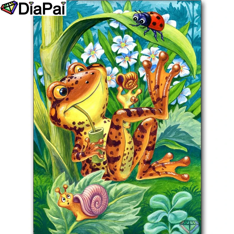 DIAPAI 5D DIY Diamond Painting 100% Full Square/Round Drill "Cartoon frog" Diamond Embroidery Cross Stitch 3D Decor A22211
DIAPAI 5D DIY Diamond Painting 100% Full Square/Round Drill "Cartoon frog" Diamond Embroidery Cross Stitch 3D Decor A22211