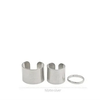 3pcs/set Fashion Exaggeration Adjustable Glossy Metal Ring For Women Men Girl Boy Jewelry Joint Tail Accessories Gift | Украшения и