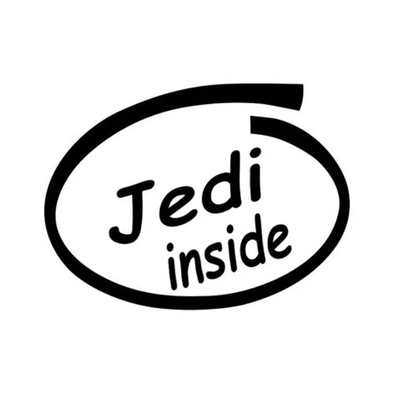 15.5X11.6CM JEDI INSIDE Originality Car-styling Black/Silver Vinyl Decal Car Sticker S8-0720
15.5X11.6CM JEDI INSIDE Originality Car-styling Black/Silver Vinyl Decal Car Sticker S8-0720
