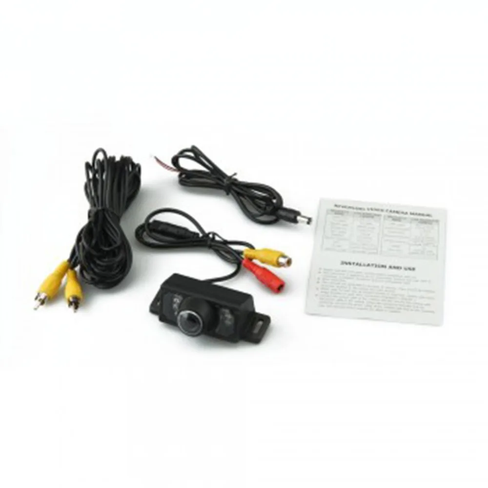 Auto Accessory Waterproof 7 IR Night Vision Car Rearview Camera Short License Plate Reverse Back Rear View for Cars | Автомобили и