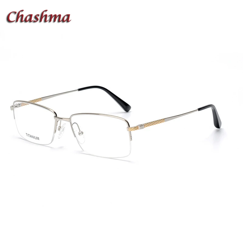 Half Frame Gold Glasses Eyeglasses Men Frames Titanium lunette de vue verre Progressif oculos grau masculino Optik Prescription
Half Frame Gold Glasses Eyeglasses Men Frames Titanium lunette de vue verre Progressif oculos grau masculino Optik Prescription