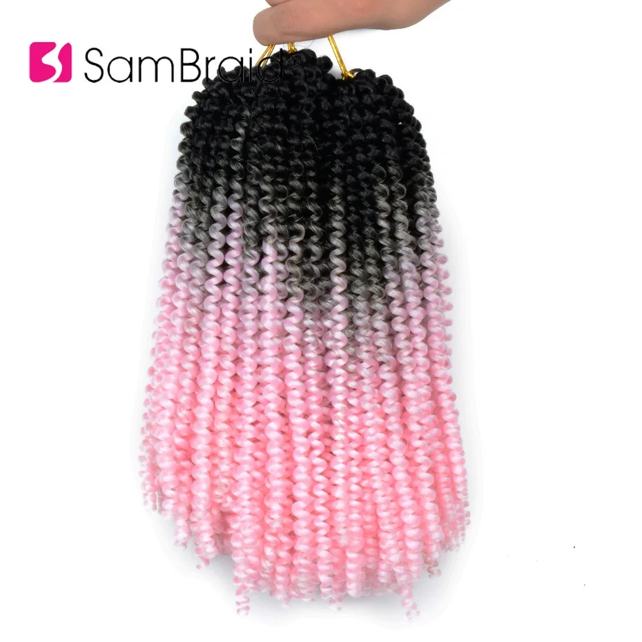 SAMBRAID Spring Twist Hair Crochet Braid Kinky Curly Crochet Hair 8 Inch Synthetic Braiding Hair Extensions Passion Bomb Twist
SAMBRAID Spring Twist Hair Crochet Braid Kinky Curly Crochet Hair 8 Inch Synthetic Braiding Hair Extensions Passion Bomb Twist