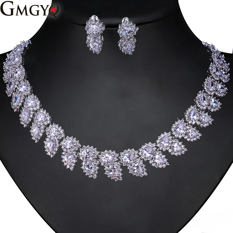 GMGYQ Luxury White Gold Color Jewelry Sets Exquisite Square Form Micro Inlay Small Stone Zirconia Crystal Birthday Party Gifts
GMGYQ Luxury White Gold Color Jewelry Sets Exquisite Square Form Micro Inlay Small Stone Zirconia Crystal Birthday Party Gifts