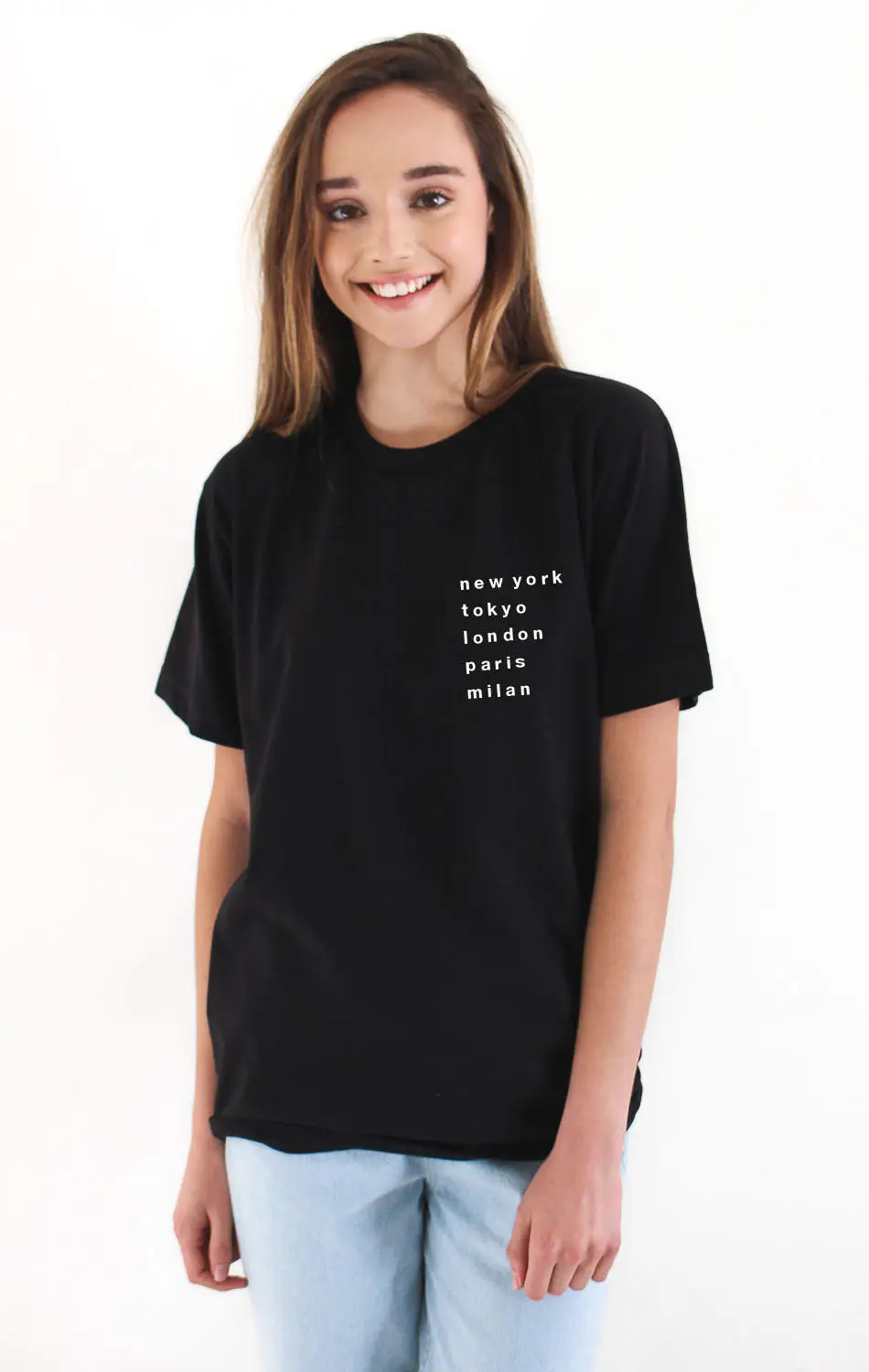 2018 women fashion New style shirt short sleeve letter printed top Roupa de Mulher
2018 women fashion New style shirt short sleeve letter printed top Roupa de Mulher