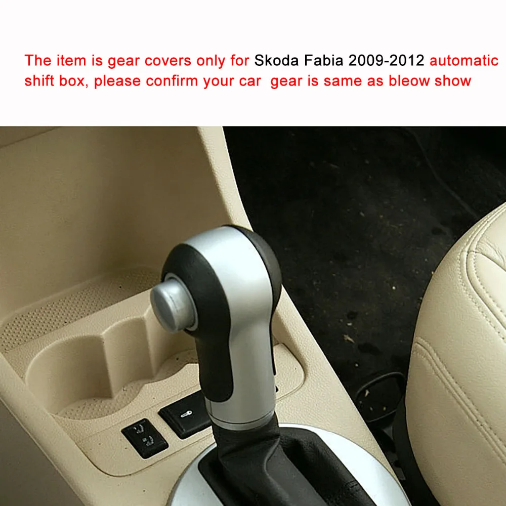 Yuji-Hong Car Gear Covers Case for Skoda Scout Fabia 2009-2013 Automatic Shift Collars Genuine Leather Hand-stitched Cover
Yuji-Hong Car Gear Covers Case for Skoda Scout Fabia 2009-2013 Automatic Shift Collars Genuine Leather Hand-stitched Cover