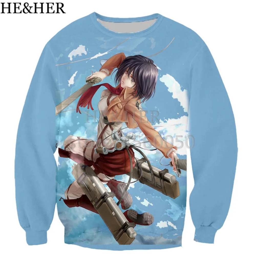 New arrive Attack on Titan sweatshirts 3D print Novelty fashion harajuku style long sleeve streetwear tops
New arrive Attack on Titan sweatshirts 3D print Novelty fashion harajuku style long sleeve streetwear tops