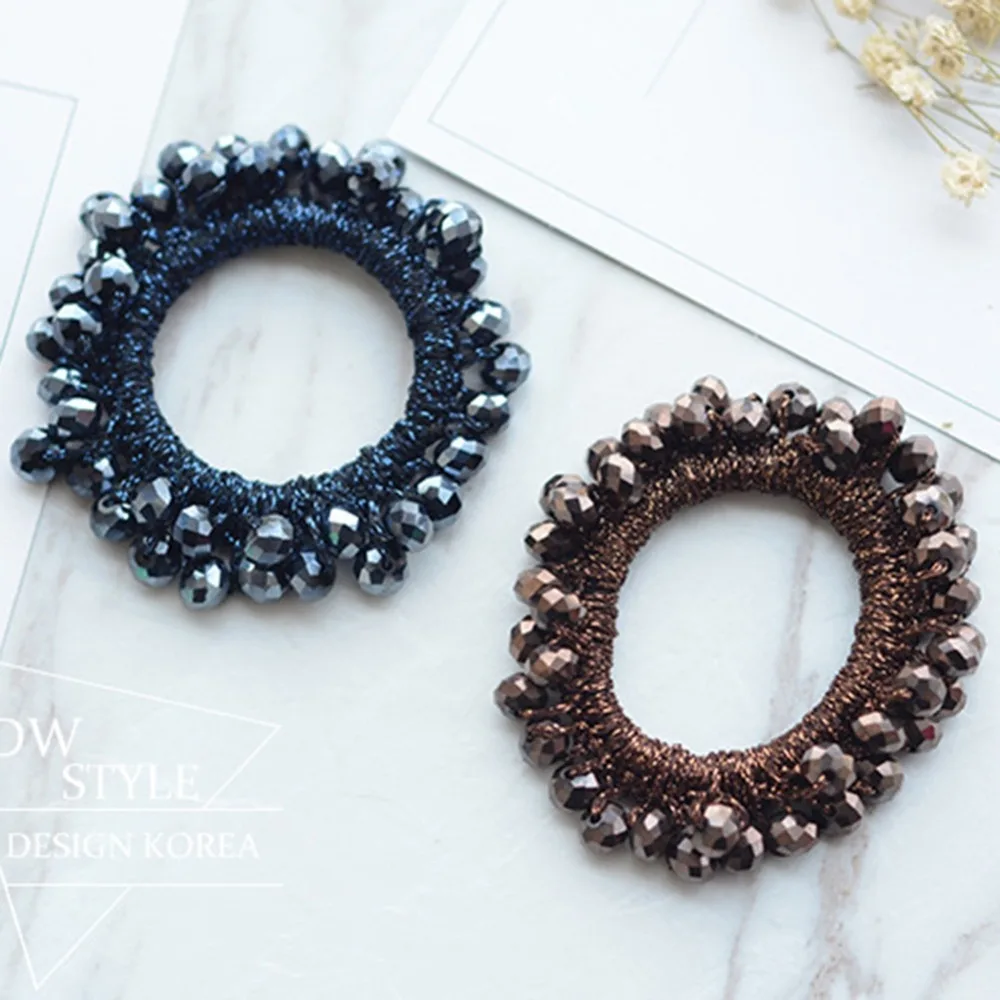 12 Colors Crystal Beads Elastic Hair Bands Ponytail Holder Scrunchies Ties Rope Girls Women Vintage Hair Accessories
12 Colors Crystal Beads Elastic Hair Bands Ponytail Holder Scrunchies Ties Rope Girls Women Vintage Hair Accessories