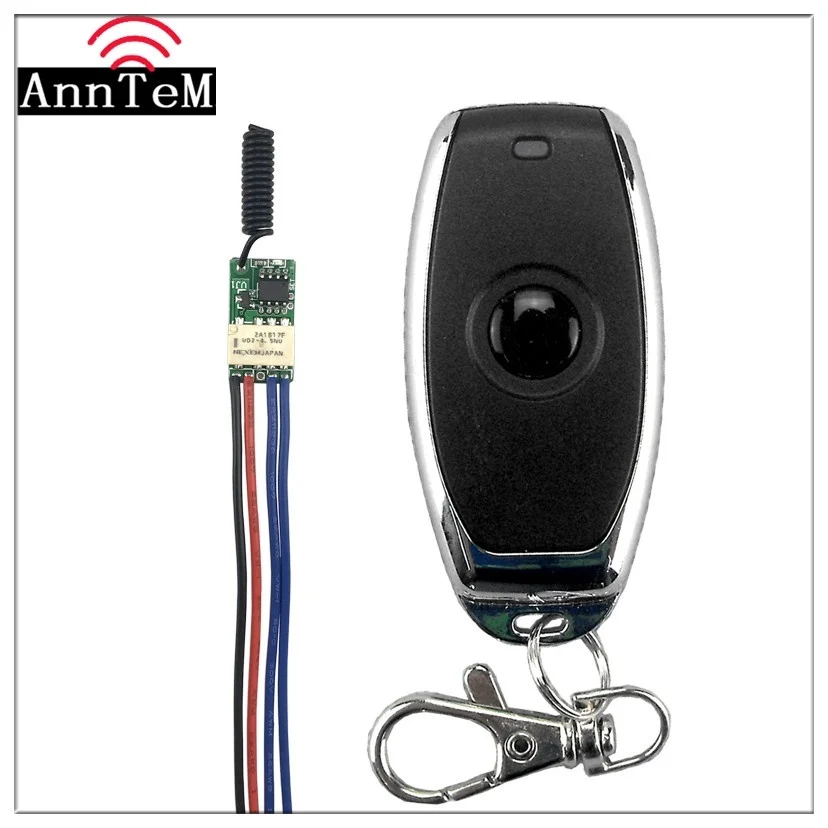 3.7v 5v 9v 12v 433mhz wireless remote control switch circuit micro Momentary controller Mini small relay Reset switching Module
3.7v 5v 9v 12v 433mhz wireless remote control switch circuit micro Momentary controller Mini small relay Reset switching Module