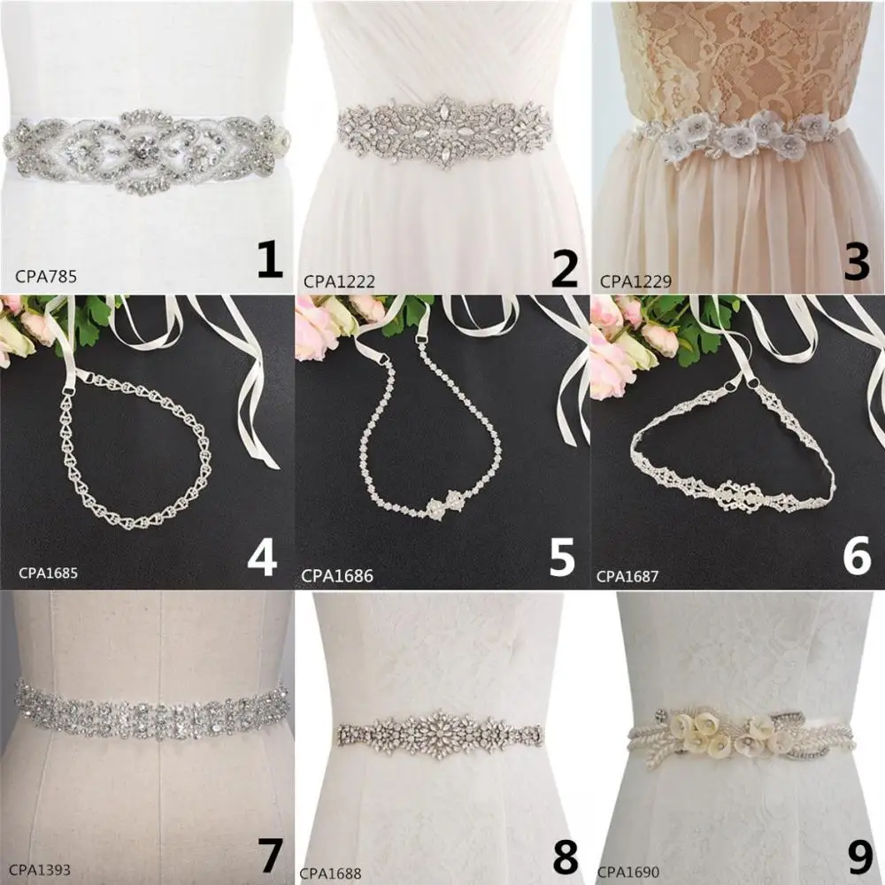Wedding Dress Accessories 2019 Elegant Rhinestone Belt Crystal Bridal Belt for Wedding Party Cinturon Flores Wedding Stone Belt
Wedding Dress Accessories 2019 Elegant Rhinestone Belt Crystal Bridal Belt for Wedding Party Cinturon Flores Wedding Stone Belt