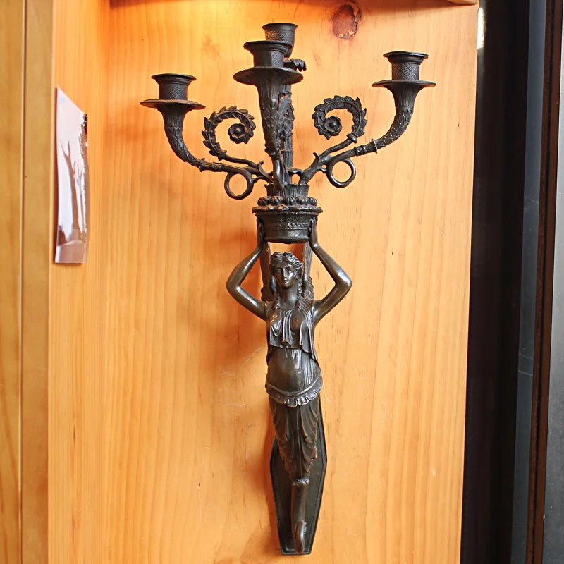 girl Candlestick mural wall copper bronze sculpture Home Furnishing villa Craft Hotel decoration Decoration pendant
girl Candlestick mural wall copper bronze sculpture Home Furnishing villa Craft Hotel decoration Decoration pendant