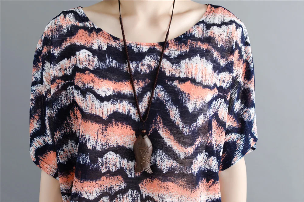 Fashion women short sleeve blouse Summer New Plus Size Women's clothes Slim High-elastic print womens tops and blouses 2094 50
Fashion women short sleeve blouse Summer New Plus Size Women's clothes Slim High-elastic print womens tops and blouses 2094 50