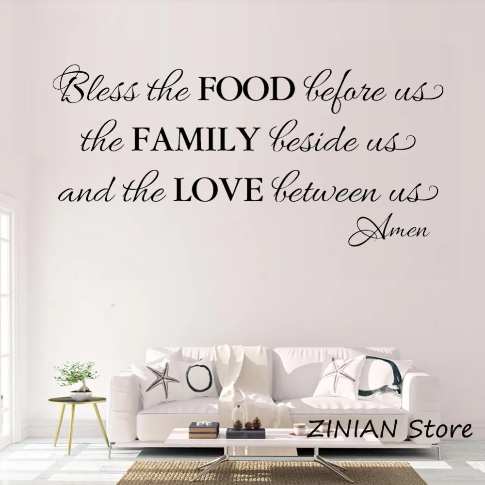 Kitchen Decor Blessing Wall Decals Dining Room Food Family Love Wall Sticker Quote Living Room Decorate Waterproof Decal Z073
Kitchen Decor Blessing Wall Decals Dining Room Food Family Love Wall Sticker Quote Living Room Decorate Waterproof Decal Z073