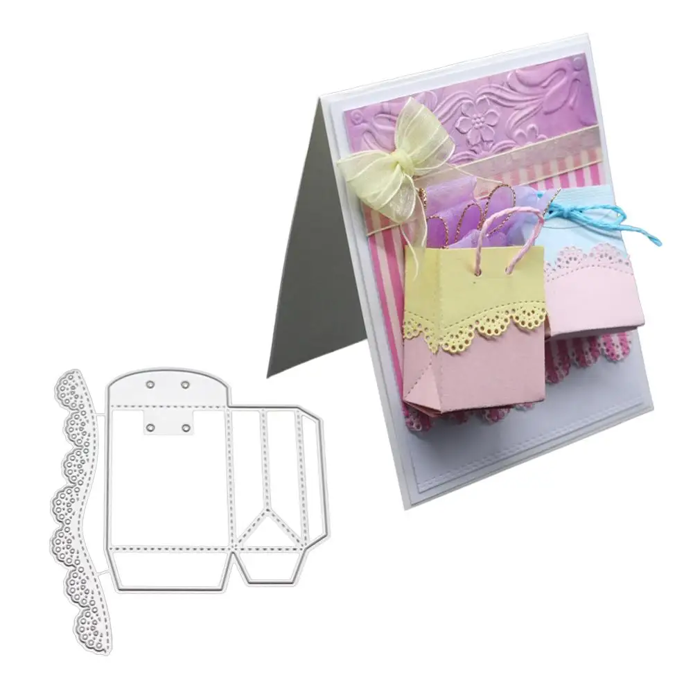 creative 3D bag box decoration metal cutting dies mold 2019 new flower scrapbook paper craft knife mould blade punch stencils
creative 3D bag box decoration metal cutting dies mold 2019 new flower scrapbook paper craft knife mould blade punch stencils