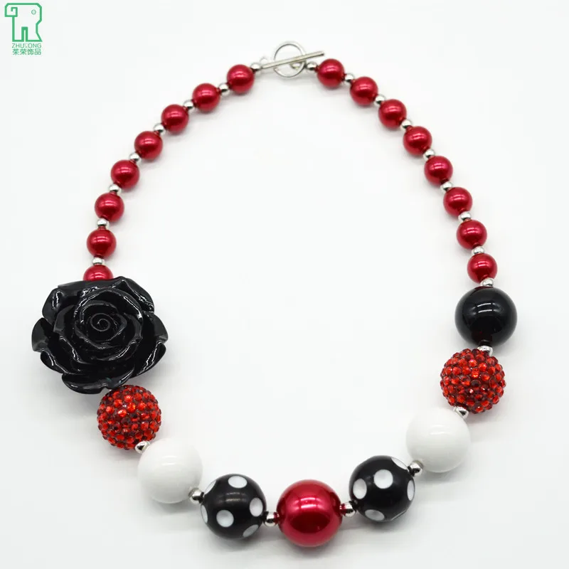 wholesale 5Pcs Black Rose Flower Chunky Bubblegum Necklace For Kids Photo Prop Dress Up Jewelry
wholesale 5Pcs Black Rose Flower Chunky Bubblegum Necklace For Kids Photo Prop Dress Up Jewelry