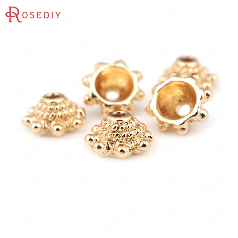 10PCS 8MM 24K Champagne Gold Color Plated Brass Beads Caps Tassel Caps High Quality Diy Jewelry Accessories
10PCS 8MM 24K Champagne Gold Color Plated Brass Beads Caps Tassel Caps High Quality Diy Jewelry Accessories