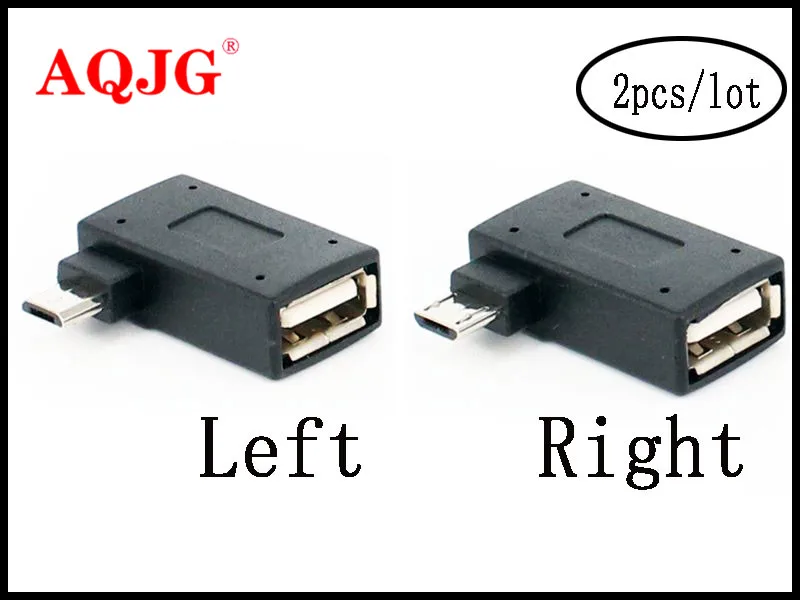 2Pcs/set Micro Adapter USB 2.0 Female to Male Micro OTG Power Supply 2018 Port 90 Degree Left 90 Right Angled USB OTG Adapters
2Pcs/set Micro Adapter USB 2.0 Female to Male Micro OTG Power Supply 2018 Port 90 Degree Left 90 Right Angled USB OTG Adapters