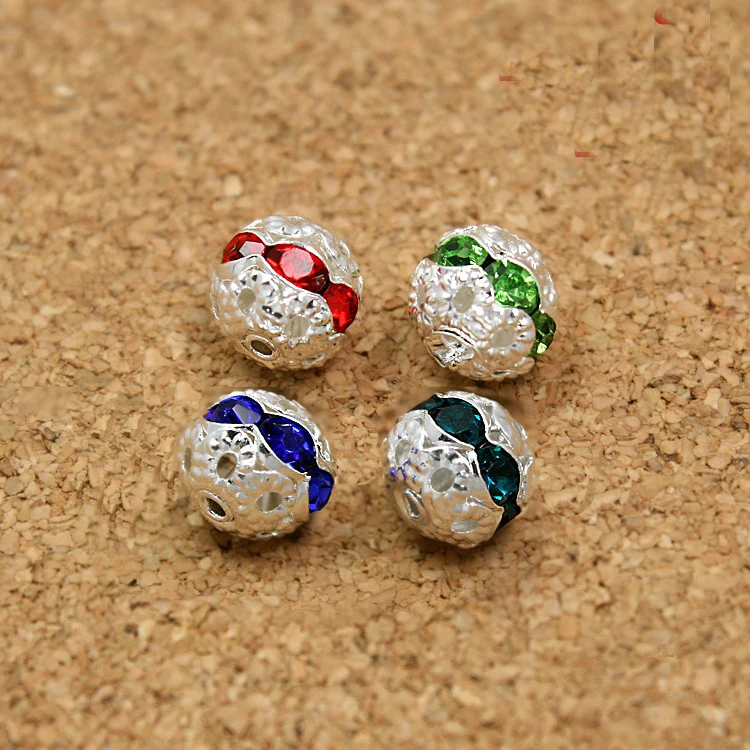 300pcs/lot Flower Design 8mm Rhinestone Spacer Loose Beads, Green Silver Plated Metal Balls
300pcs/lot Flower Design 8mm Rhinestone Spacer Loose Beads, Green Silver Plated Metal Balls