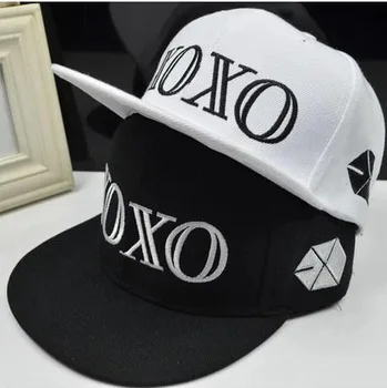 Новая мода весна и лето EXO XOXO Snapback кепки унисекс бейсболки хип-хоп шляпа