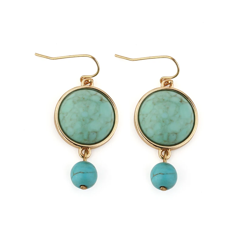 Женские серьги подвески из синтетического камня в этническом стиле|earrings for|earrings