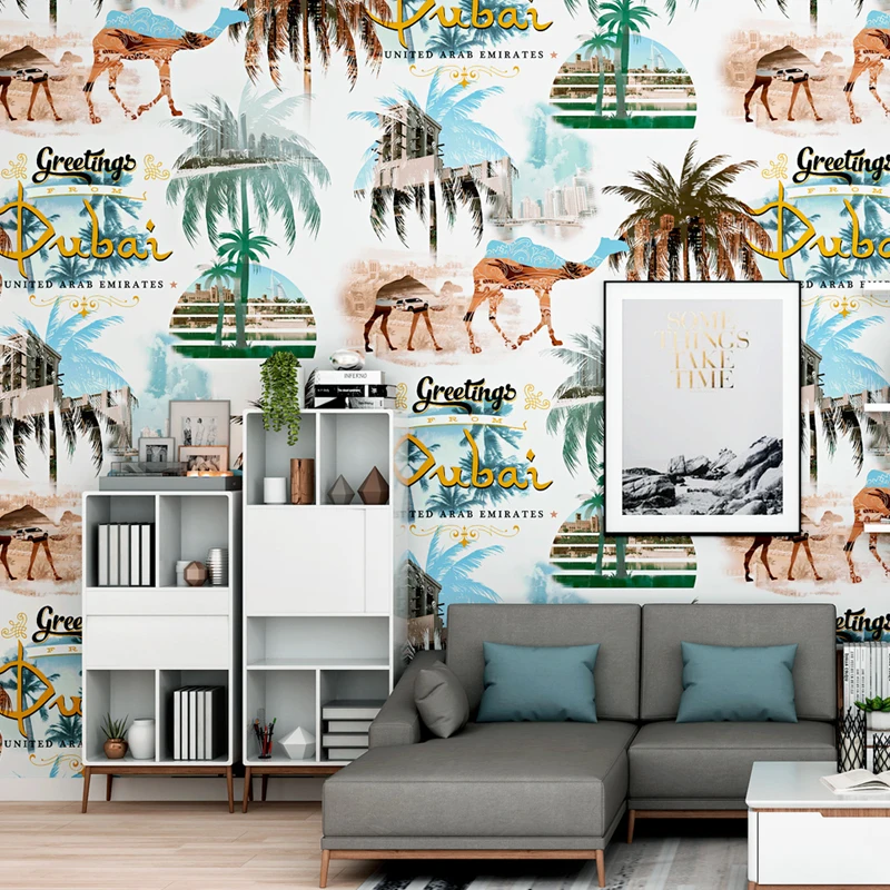 Southeast Asian Wallpaper Camel Desert Tropical Rainforest Bedroom Nordic TV Background Wall Papel Tapiz Para Pared
Southeast Asian Wallpaper Camel Desert Tropical Rainforest Bedroom Nordic TV Background Wall Papel Tapiz Para Pared